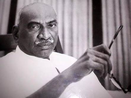 Kamarajar at office