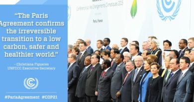 All countries together for Paris Agreement