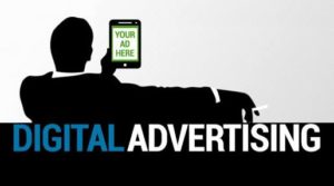 User seeing digital ad in mobile