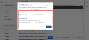 Confidential Mode in New Gmail