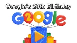 Google 20th Birthday Doodle