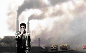 Air pollution due to industries