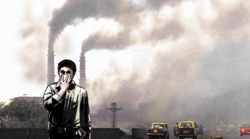 Air pollution due to industries