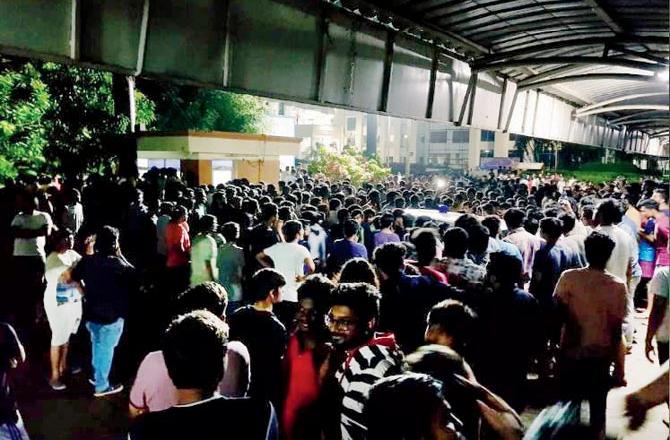 Students Protest against colloge board