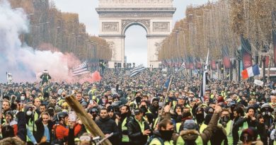 Yellow vest protest