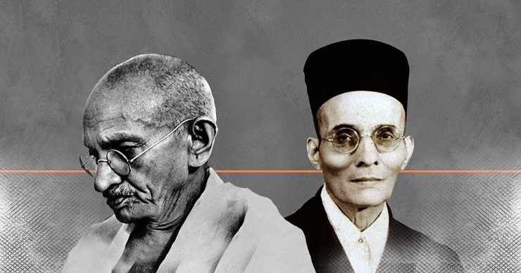 சாவர்க்கர் - காந்தி - savarkar gandhi first meet